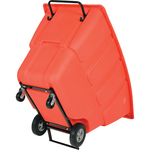 Chariot basculeur, Poly&eacute;thyl&egrave;ne, 0,5 vg³, Capacit&eacute; de charge de 450 lb Pryde Industrial Inc.