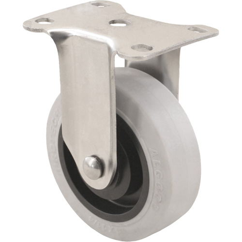 2309 Caster, Rigid, 5" (127 mm), Envirothane Grey, 350 lbs. (158.8 kg.) Pryde Industrial Inc.