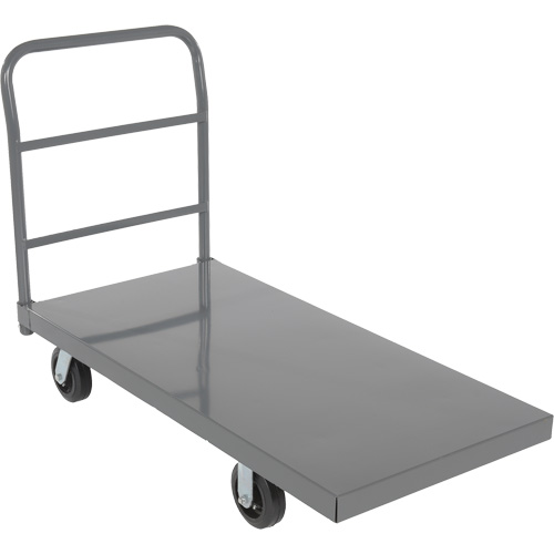 Chariot &agrave; plateforme, 48" lo x 24" la x Capacit&eacute; 2000 lb, Roues en Caoutchouc Pryde Industrial Inc.