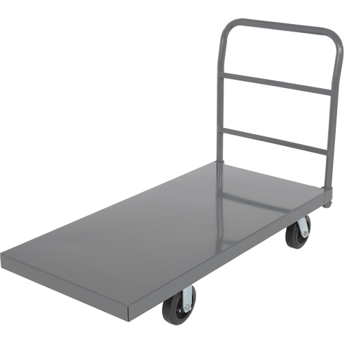 Chariot &agrave; plateforme, 48" lo x 24" la x Capacit&eacute; 2000 lb, Roues en Caoutchouc Pryde Industrial Inc.