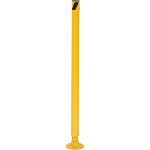Borne de protection &agrave; ressort, Acier, 42" h x 2-1/8" la, Jaune Pryde Industrial Inc.