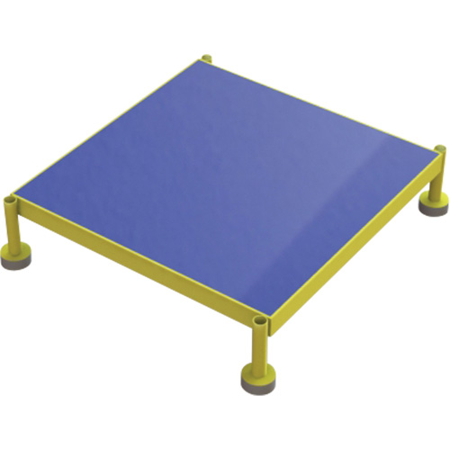 Plateforme de travail en une &eacute;tape &agrave; hauteur r&eacute;glable, 24" la x 24" pr, Capacit&eacute; de 800 lb, Enti&egrave;rement soud&eacute; Pryde Industrial Inc.