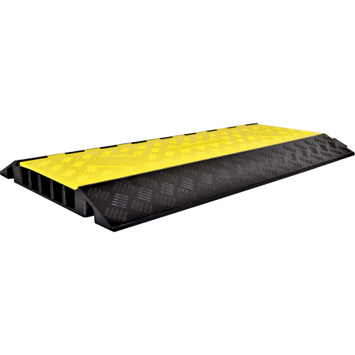 Protecteur de c&acirc;ble droit robuste Powerhouse, 5 canaux, 36" lo x 19,75" la x 2,25" h Pryde Industrial Inc.