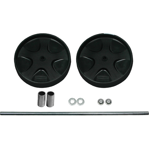 Trousse de roues et axe pour chariot de concierge Pryde Industrial Inc.