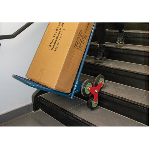Stair Climbing Hand Truck, Steel Frame, 23-3/4" W x 45-5/8" H, 300 lbs. Capacity Pryde Industrial Inc.