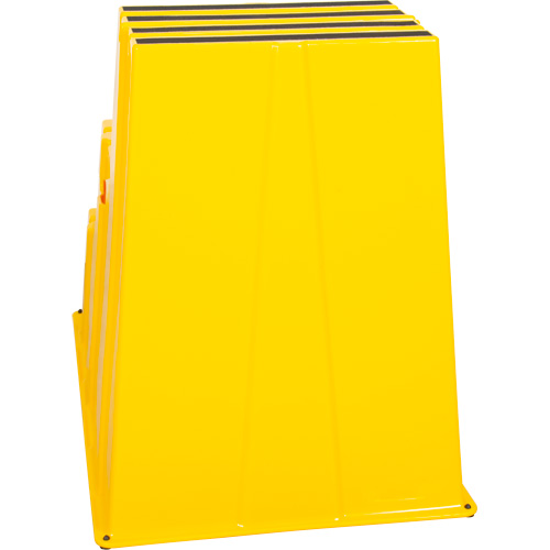 Escabeau industriel, 3 marches, 34-13/16" x 22-7/16" x Hauteur 28-1/2" Pryde Industrial Inc.
