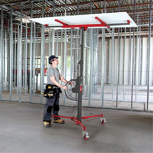 Appareils de levage pour panneaux de cloisons s&egrave;ches Bulidman Pryde Industrial Inc.