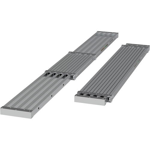 Planche de travail t&eacute;lescopique, 108" la x 12" pr, Capacit&eacute; de 250 lb, D&eacute;mont&eacute; Pryde Industrial Inc.