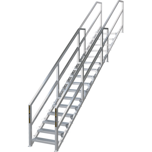 Syst&egrave;me d'escalier modulaire pour la construction de 11-16 marches SmartStairs, 120" ha Pryde Industrial Inc.