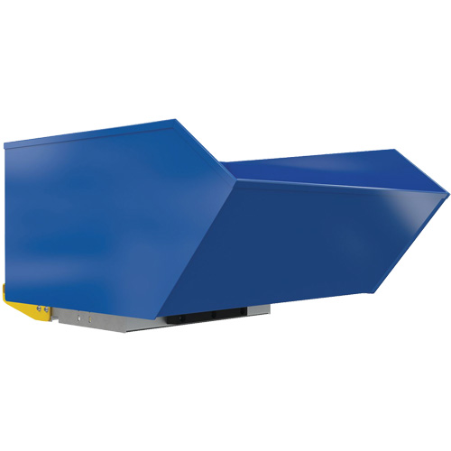 Conteneur autobasculeur robuste en style H, Acier, 1 vg³, Bleu Pryde Industrial Inc.