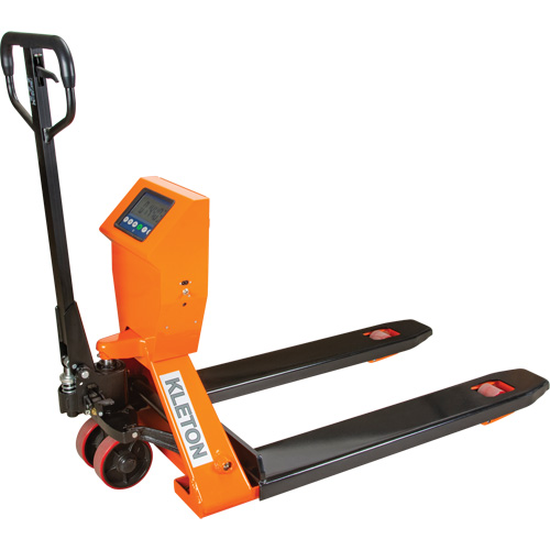 Digital Scale Pallet Truck, 44.5" L x 27.75" W, 4400 lbs. Cap. Pryde Industrial Inc.
