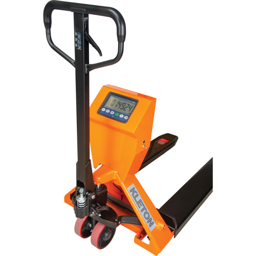 Digital Scale Pallet Truck, 44.5" L x 27.75" W, 4400 lbs. Cap. Pryde Industrial Inc.
