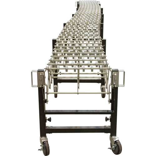 Expandable Conveyor, 18" W x 12' L, 200 lbs. per lin. ft. Capacity Pryde Industrial Inc.