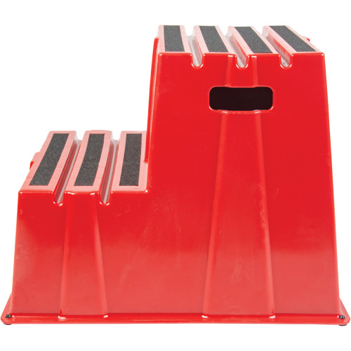 Industrial Step Stool, 2 Steps, 26" x 22-7/16" x 19-11/16" High Pryde Industrial Inc.
