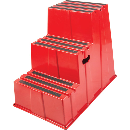 Escabeau industriel, 3 marches, 34-13/16" x 22-7/16" x Hauteur 28-1/2" Pryde Industrial Inc.