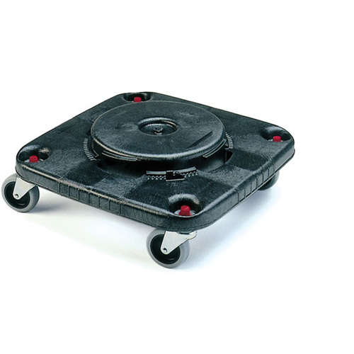Square BRUTE&reg; Dollies, Polyethylene, Black Pryde Industrial Inc.
