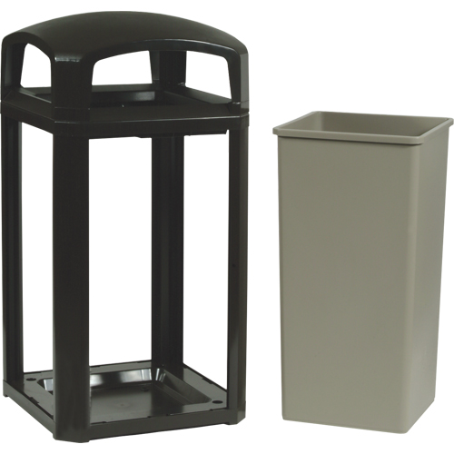 Cadre pour contenant Landmark Series Classique a/enveloppe rigide, Plastique, 50 gal. US Pryde Industrial Inc.