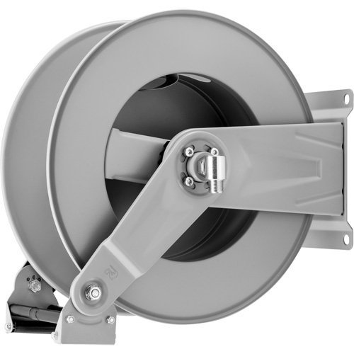 Spring Rewind Hose Reel, 50', Steel Pryde Industrial Inc.