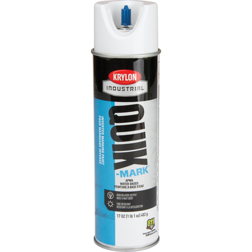 Industrial Quik-Mark Water-Based Inverted Marking Paint, 17 oz., Aerosol Can Pryde Industrial Inc.