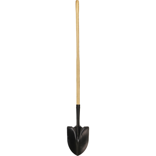 Pelle ronde, Lame Acier durci, Bois, Manche Droit Pryde Industrial Inc.