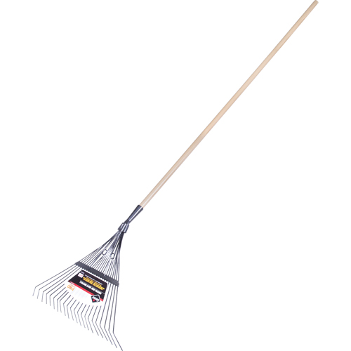Pro Fan Rake, 24" Blade, 22 Tines, Hardwood Handle, Steel Blade Pryde Industrial Inc.
