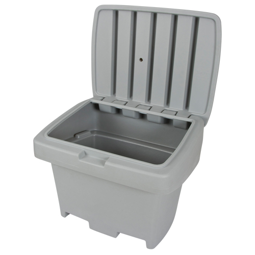 Contenant de rangement robuste pour l'ext&eacute;rieure pour sel et sable, 30" x 24" x 24", 5,5 pi³, Gris Pryde Industrial Inc.