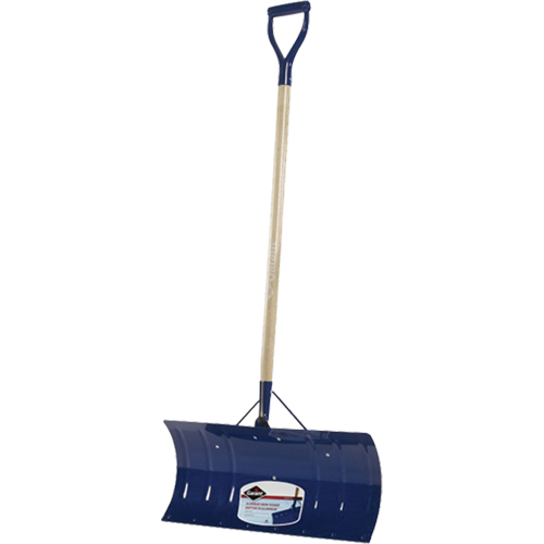 Yukon Snow Pusher, Aluminum Blade, D-Grip Handle, 24" W Pryde Industrial Inc.