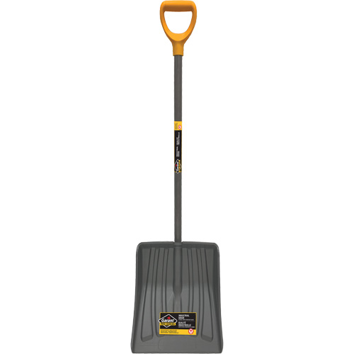 Pro Snow Shovel, Polypropylene Blade, 13-7/8" Wide, D-Grip Handle Pryde Industrial Inc.