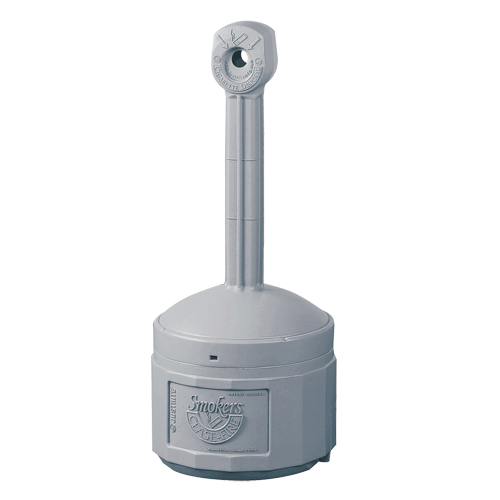 Cendriers Smoker's Cease-Fire, Sur pied, Plastique, Capacit&eacute; 4 gal. US, Hauteur 38-1/2" Pryde Industrial Inc.
