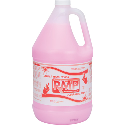 Savon liquide rose pour les mains, Liquide, 4 L, Parfum&eacute; Pryde Industrial Inc.