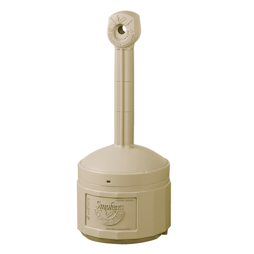 Cendriers Smoker's Cease-Fire, Sur pied, Plastique, Capacit&eacute; 4 gal. US, Hauteur 38-1/2" Pryde Industrial Inc.