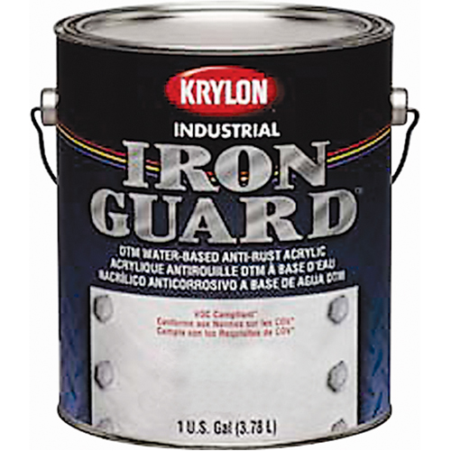 Industrial Iron Guard&reg; Water-Based Enamel, Can, Grey Pryde Industrial Inc.