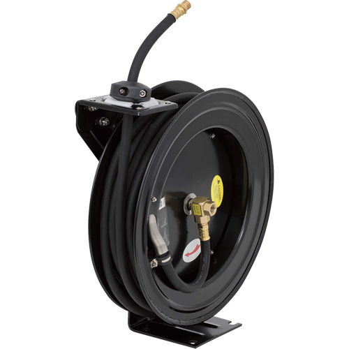 I3850AS Retractable Air Hose Reel, 50', Steel Pryde Industrial Inc.