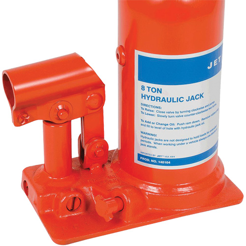JHJ-8 Super Heavy-Duty Bottle Jack, 8 Ton(s), 15-3/8" Raised Height Pryde Industrial Inc.