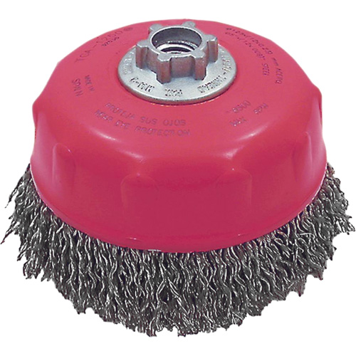 MAXI-CRIMPED Premium Crimped Wire Cup Brush Pryde Industrial Inc.