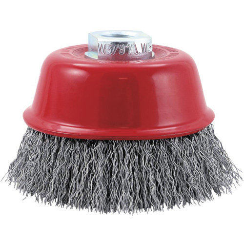 Crimped Cup Brush, 3-1/4", 0.014" Fill Pryde Industrial Inc.