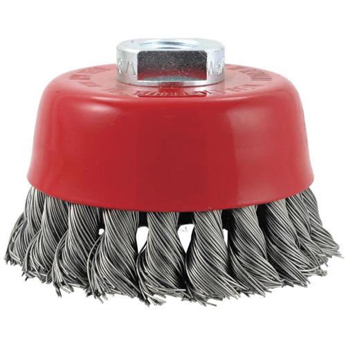 CK3201M14 High Performance Knot Twisted Cup Brush, 3" Dia. Pryde Industrial Inc.