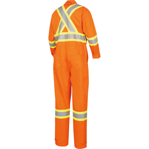 5555T High-Visibility Flame-Resistant Coveralls, Size 40, High Visibility Orange, 9.5 cal/cm² Pryde Industrial Inc.