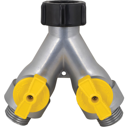 HiFlo Metal Hose 2-Way "Y" Connectors Pryde Industrial Inc.