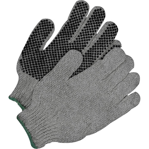 Classic Grip Gloves, Poly/Cotton, Single Sided, Large Pryde Industrial Inc.