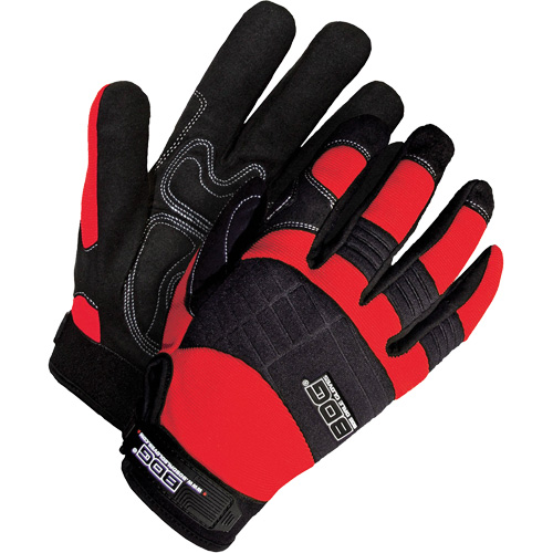 Heavy-Duty Performance Gloves with Padded Palms, Size Large, Synthetic Palm Pryde Industrial Inc.