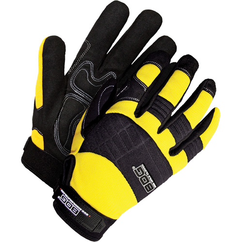 Heavy-Duty Performance Gloves with Padded Palms, Synthetic Palm, Size X-Large Pryde Industrial Inc.