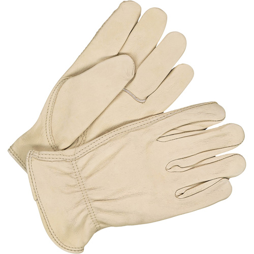 Gants de conducteur traditionnels, Grand, Paume en Cuir fleur de vache Pryde Industrial Inc.