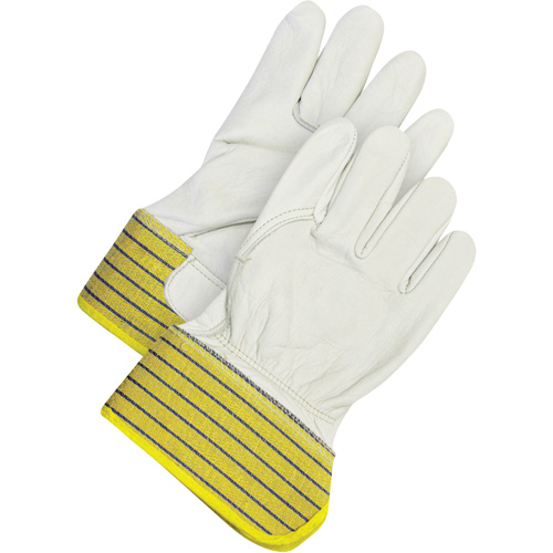 Classic Fitter Gloves, Large, Grain Cowhide Palm, Fleece Inner Lining Pryde Industrial Inc.