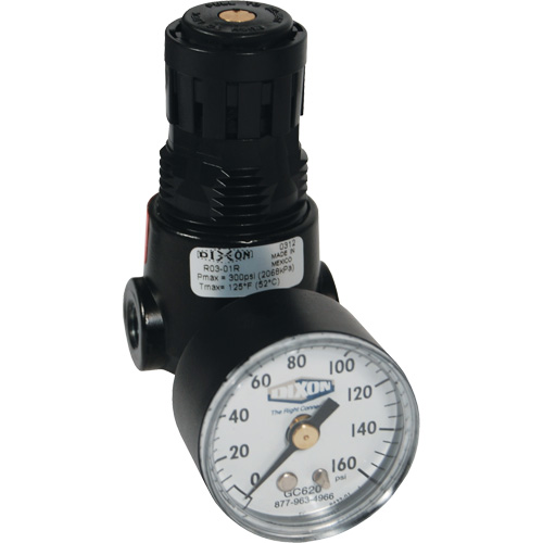 Wilkerson Miniature Regulator R04, 1/4" NPT, 300 psi Max. PSI, Standard Pryde Industrial Inc.