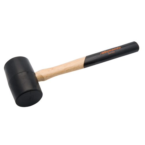 Rubber Mallet, 1.5 lbs., Wood Handle, 13" L Pryde Industrial Inc.