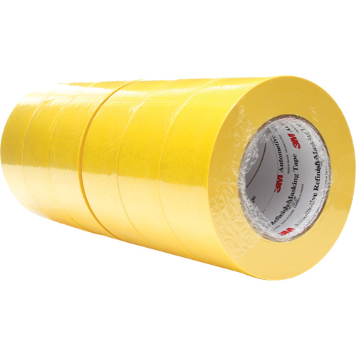 Ruban-cache de finition pour finition automobile 388N, 48 mm (2") x 55 m (180'), Jaune Pryde Industrial Inc.