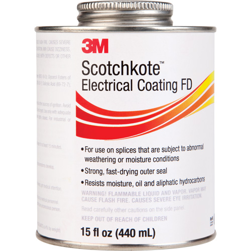 Rev&ecirc;tement &eacute;lectrique FD Scotchkote, Transparent, 15 oz, Canette Pryde Industrial Inc.