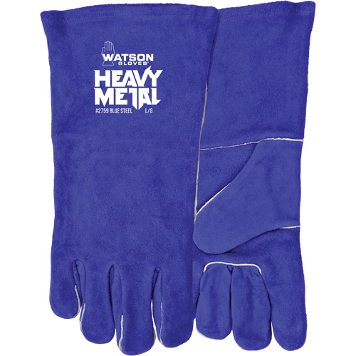 Nouveaux gants en jersey, Cuir de vache refendu, Taille Taille unique Pryde Industrial Inc.