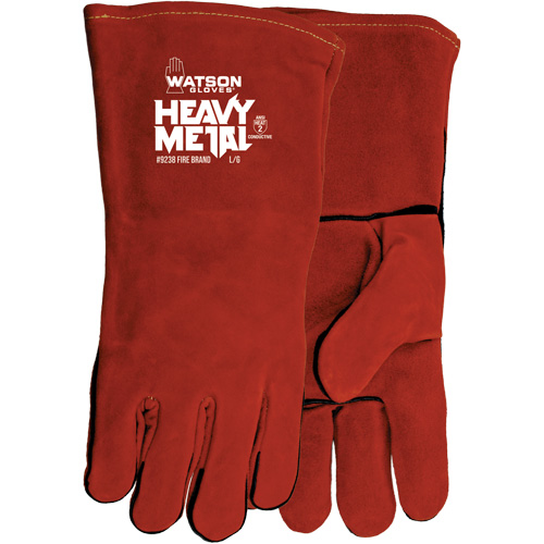 Gants de soudage Fire Brand, Cuir de vache refendu, Taille Taille unique Pryde Industrial Inc.